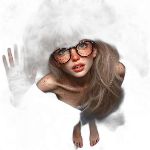 hat, face, creature, hair transparent PNG cut-out