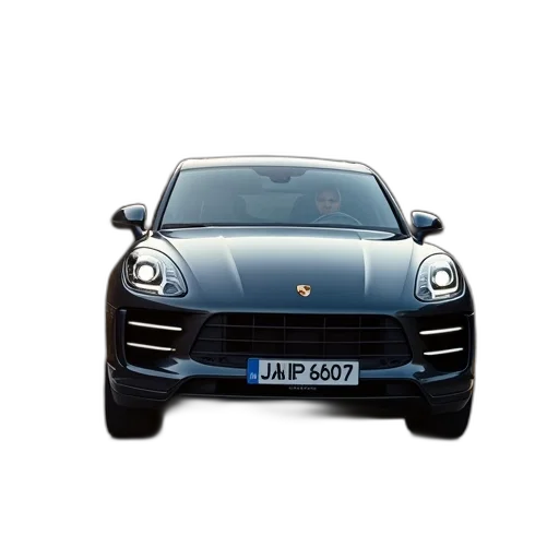 car, photorealistic, 3d render, person transparent PNG cut-out