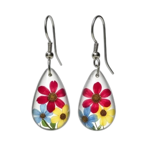 jewelry, pair, earrings, clear transparent PNG cut-out