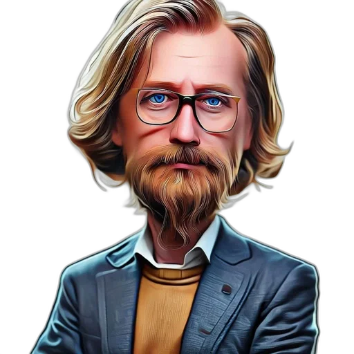 jacket, face, staff, cartoon transparent PNG cut-out