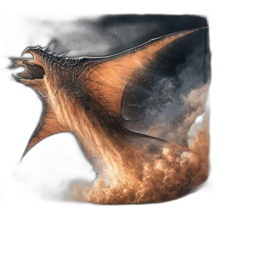 dragon, umbrella, creature, mask transparent PNG cut-out
