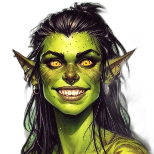 face, staff, mask, creature transparent PNG cut-out
