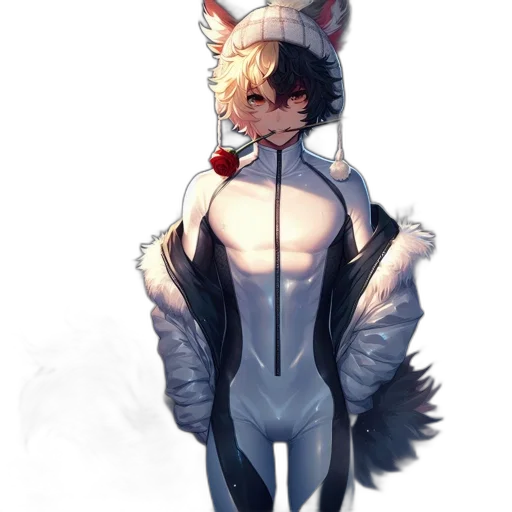 creature, animal, jacket, mask transparent PNG cut-out