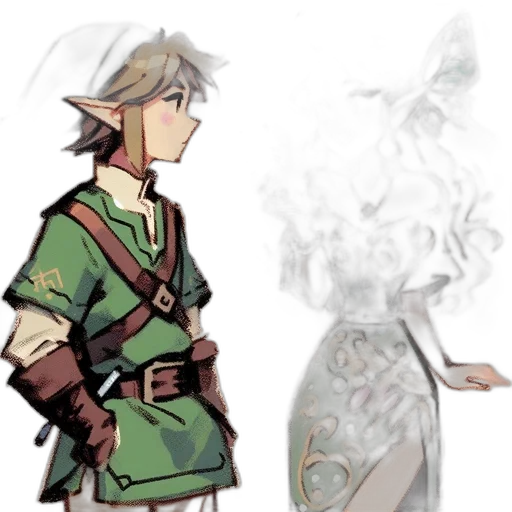 mask, staff, sword, dress transparent PNG cut-out
