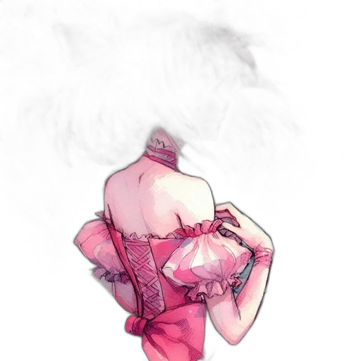 dress, mask, crown, weapon transparent PNG cut-out