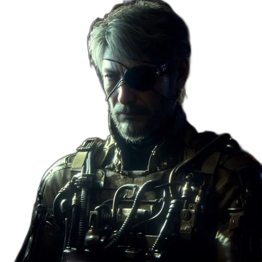 face, jacket, staff, mask transparent PNG cut-out