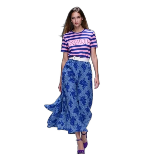 dress, blue, colorful, monochrome transparent PNG cut-out