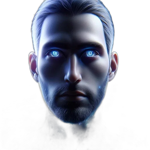 face, mask, robot, staff transparent PNG cut-out