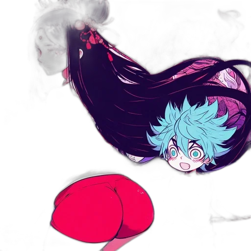hair, creature, mask, anime transparent PNG cut-out