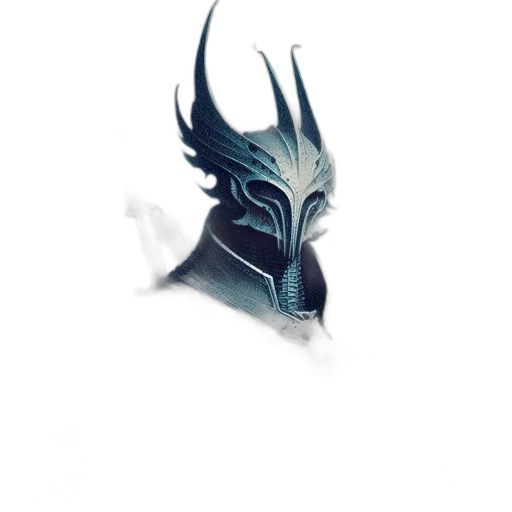 mask, dragon, face, creature transparent PNG cut-out