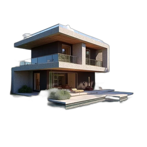 building, furniture, 3d render, photorealistic transparent PNG cut-out