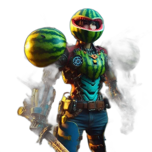 robot, weapon, staff, concept art transparent PNG cut-out