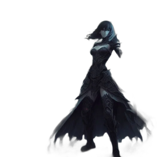 mask, dress, staff, weapon transparent PNG cut-out