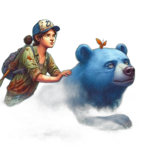 creature, concept art, fantasy art, watercolor transparent PNG cut-out