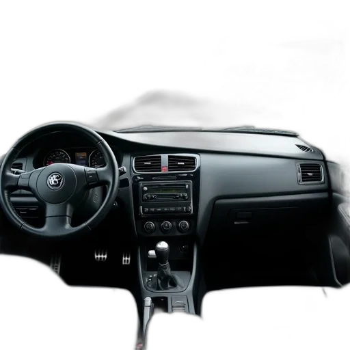 car, photorealistic, 3d render, interior transparent PNG cut-out