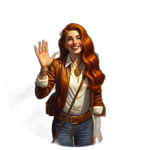jacket, staff, concept art, fantasy art transparent PNG cut-out
