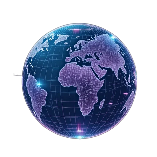 staff, jewelry, 3d render, vaporwave transparent PNG cut-out