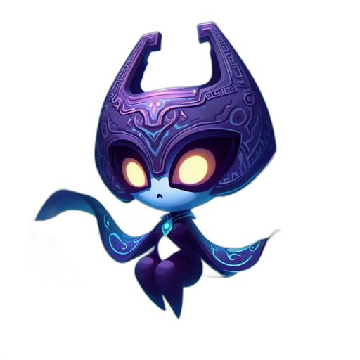 mask, staff, dragon, creature transparent PNG cut-out