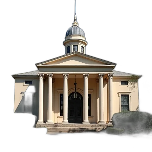 building, photorealistic, concept art, 3d render transparent PNG cut-out