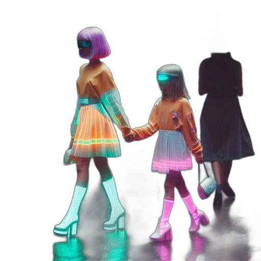 dress, robot, umbrella, hat transparent PNG cut-out