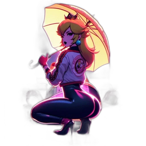 staff, jacket, umbrella, weapon transparent PNG cut-out