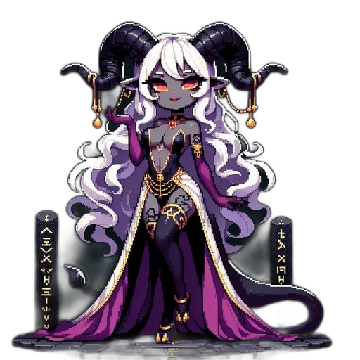 fantasy art, pixel art, concept art, anime transparent PNG cut-out