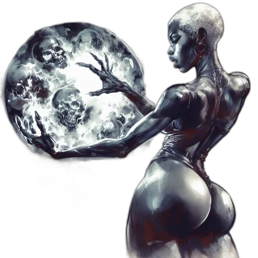 jewelry, robot, concept art, fantasy art transparent PNG cut-out