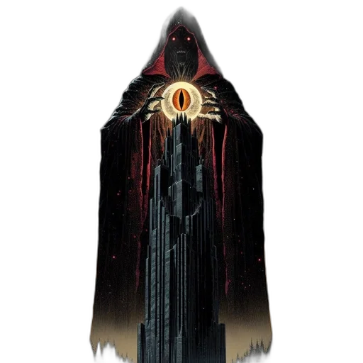 jacket, staff, mask, dress transparent PNG cut-out