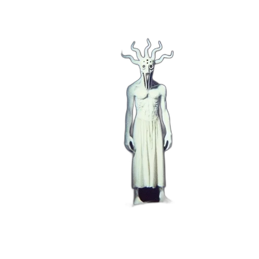 dress, staff, creature, crown transparent PNG cut-out