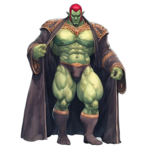 creature, concept art, comic book art, 3d render transparent PNG cut-out