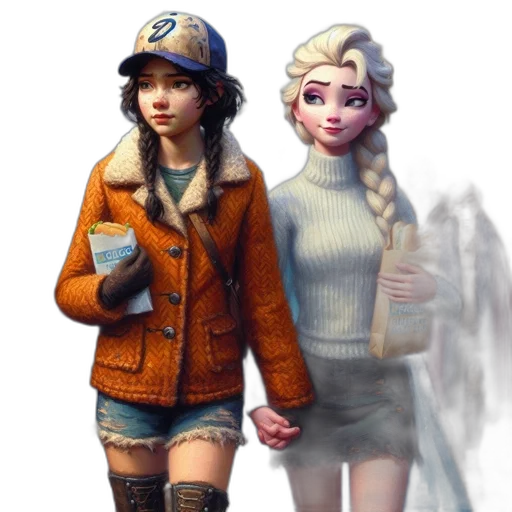 jacket, staff, concept art, fantasy art transparent PNG cut-out