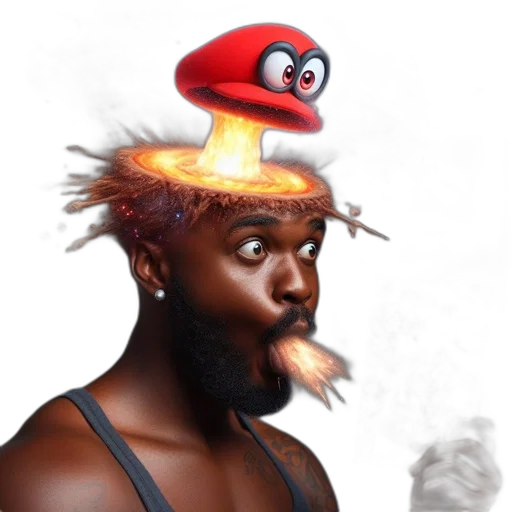 hat, face, creature, mask transparent PNG cut-out