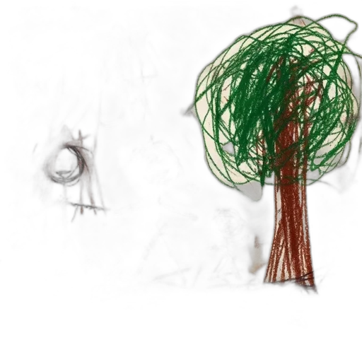 tree, hair, creature, robot transparent PNG cut-out