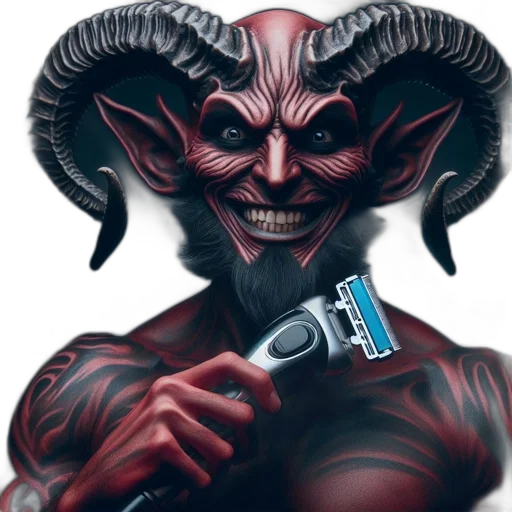 creature, staff, mask, face transparent PNG cut-out