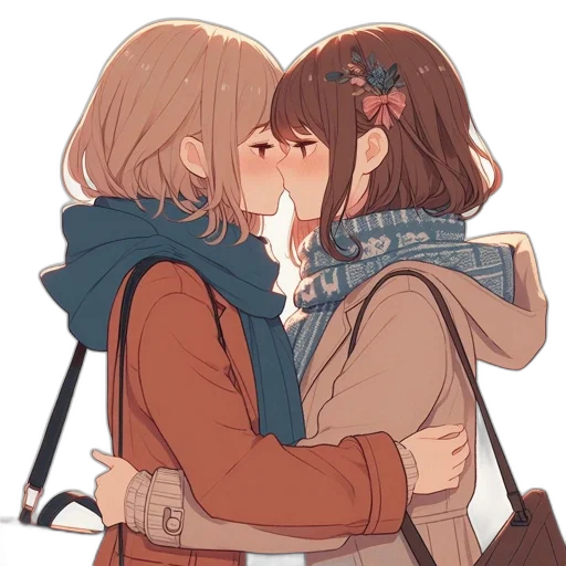 jacket, anime, pixel art, watercolor transparent PNG cut-out