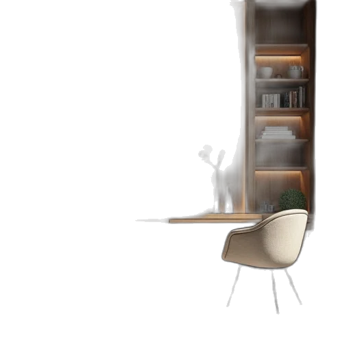 furniture, staff, 3d render, concept art transparent PNG cut-out
