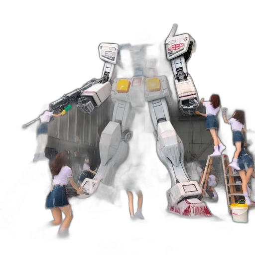 robot, car, mask, concept art transparent PNG cut-out