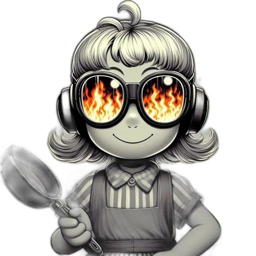 staff, mask, face, cartoon transparent PNG cut-out