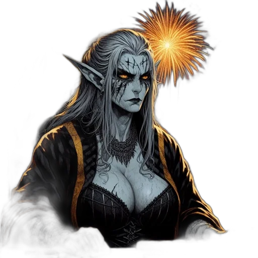 staff, fantasy art, concept art, comic book art transparent PNG cut-out