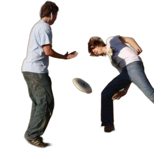 shoes, two, people, playing transparent PNG cut-out