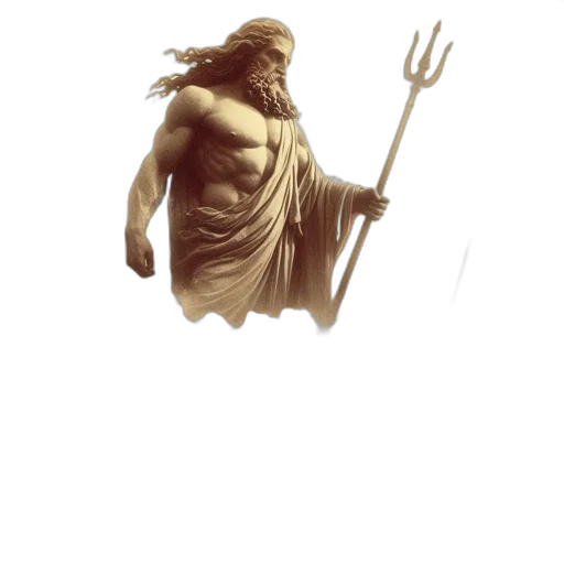 creature, hair, sword, staff transparent PNG cut-out