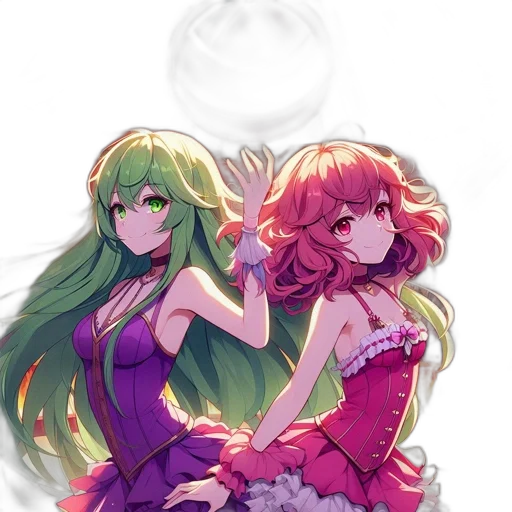 dress, pixel art, watercolor, concept art transparent PNG cut-out