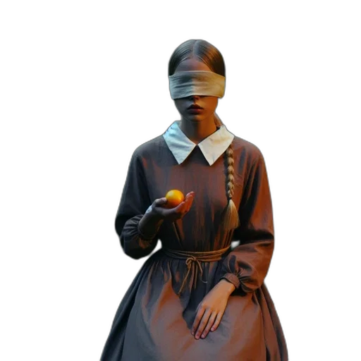 dress, mask, staff, face transparent PNG cut-out