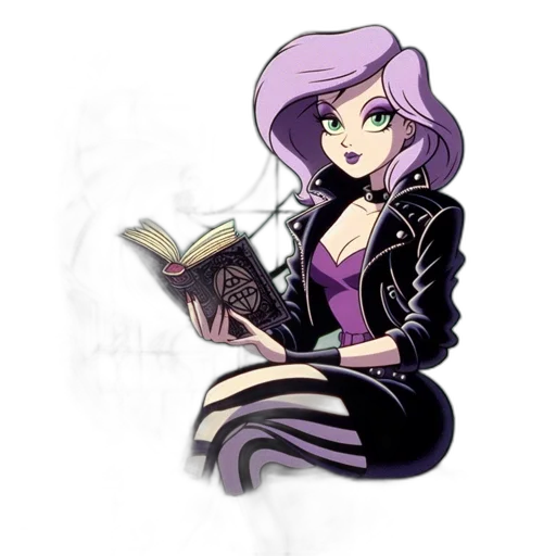jacket, staff, fantasy art, cartoon transparent PNG cut-out