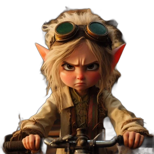 dragon, animal, face, staff transparent PNG cut-out
