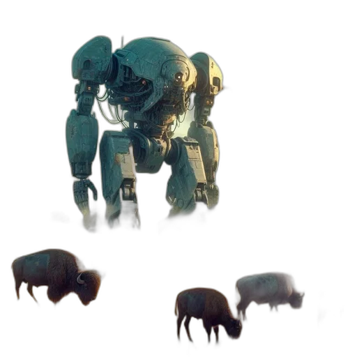 robot, animal, creature, weapon transparent PNG cut-out