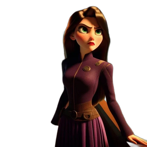 dress, 3d render, concept art, cartoon transparent PNG cut-out