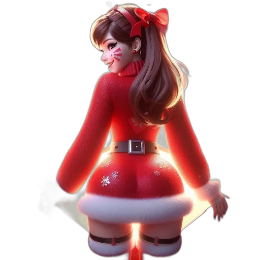 dress, staff, 3d render, concept art transparent PNG cut-out