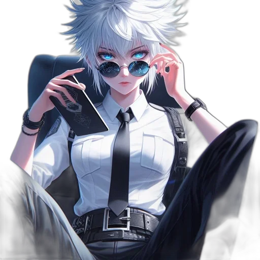 staff, robot, jacket, anime transparent PNG cut-out