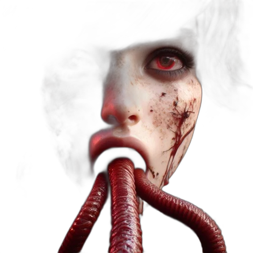 mask, creature, face, staff transparent PNG cut-out